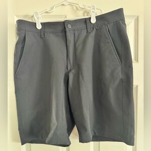 Under Armour Men's Black Flat Front Shorts